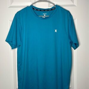 Hurley Teal Crew Neck Tee